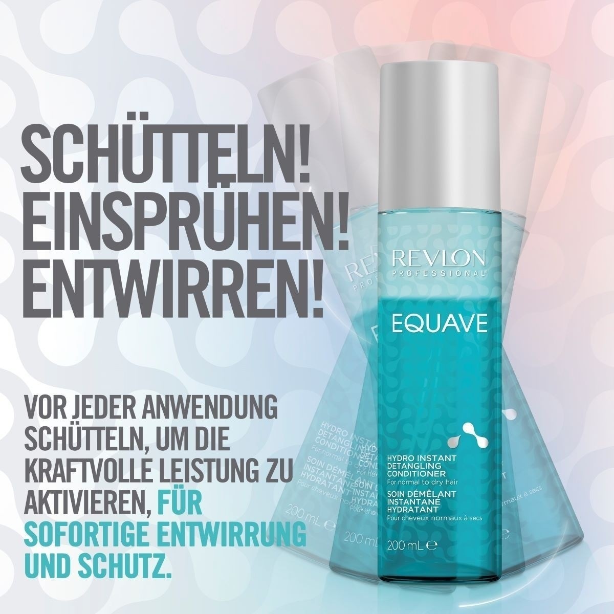 Revlon Professional regenerator bez ispiranja Equave Hydro Instant Detangling Conditioner – za normalnu do suhu kosu – 200 ml