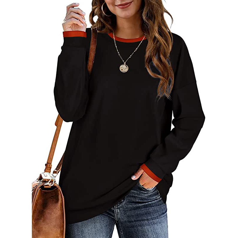 Sweat-shirts Dofaoo pour femmes, manches longues, col rond, tuniques à porter avec des leggings
