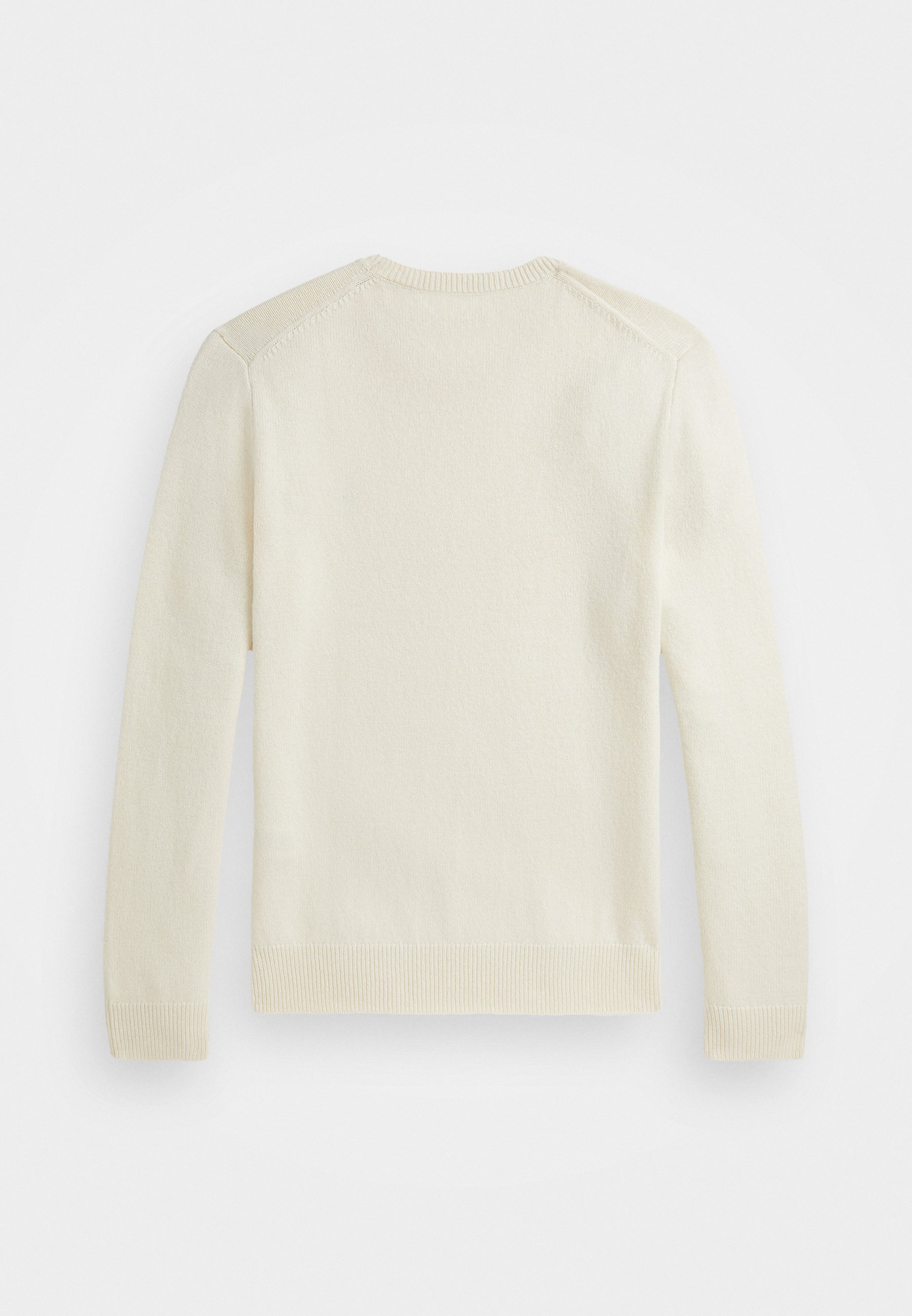 Polo Ralph Lauren wollen katoenen trui met ronde hals - Jumper - andover cream