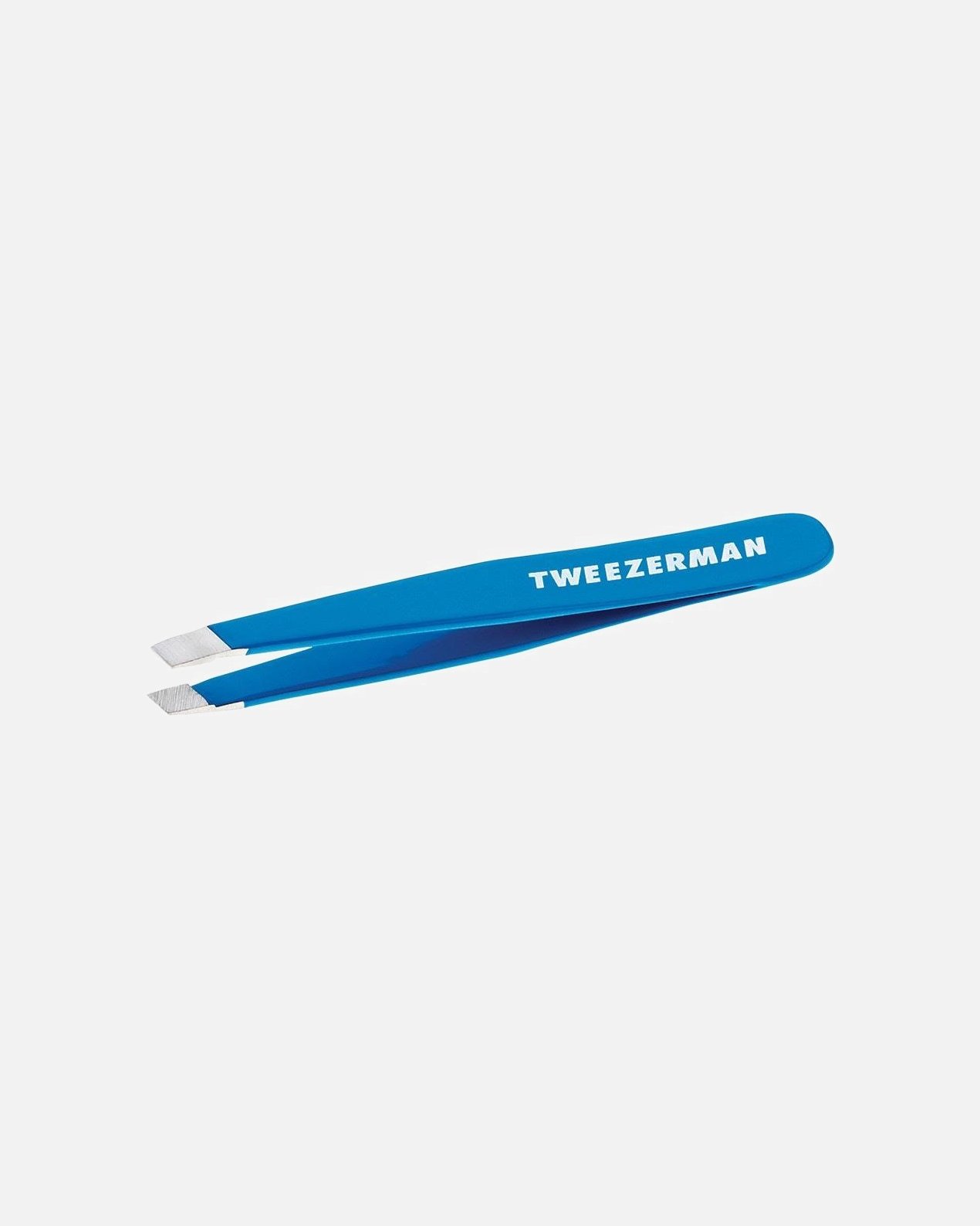 Tweezerman mini slīpās pincetes, Bahamu zilā krāsā – 1 gab.