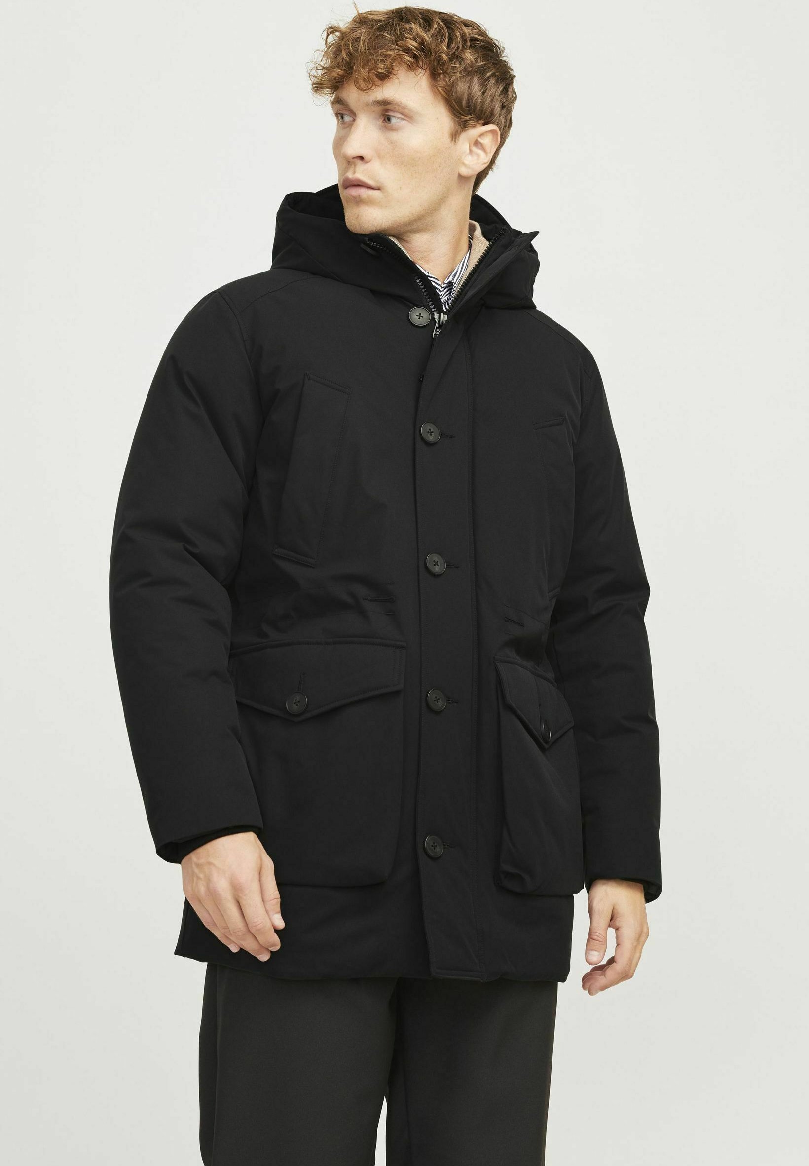 Jack & Jones PREMIUM winterjas - zwart