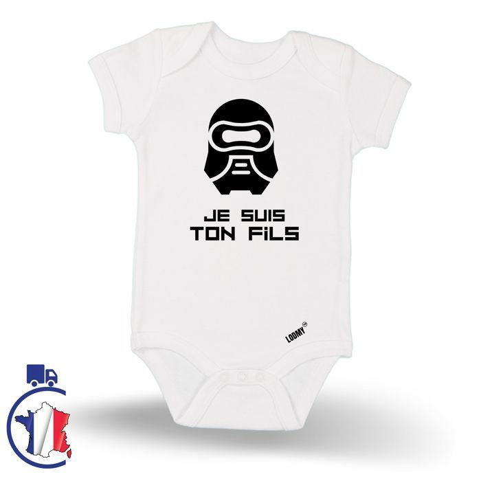 Body bianco per neonati Lodmy™ con la scritta 