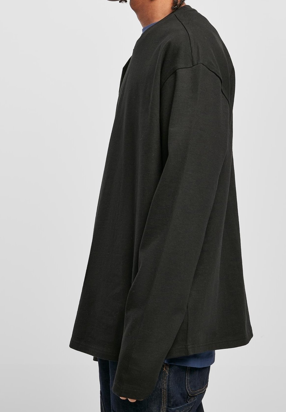Urban Classics top met lange mouwen - zwart