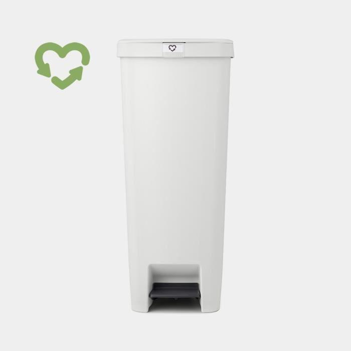 BRABANTIA STEPUP 40L PEDAL BIN LIGHT GREY 800009