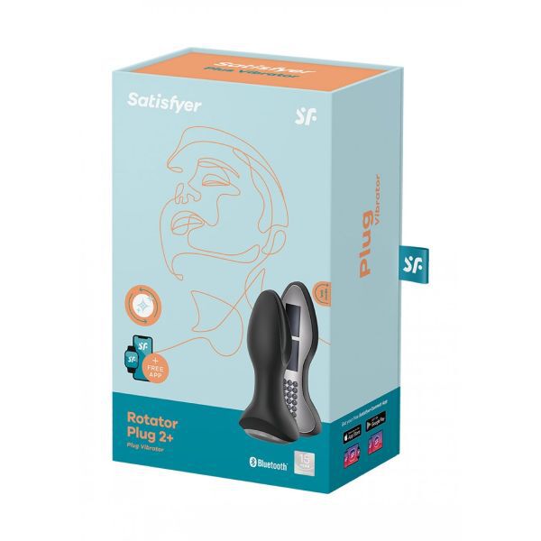 Satisfyer Rotator Plug 2+ Sort