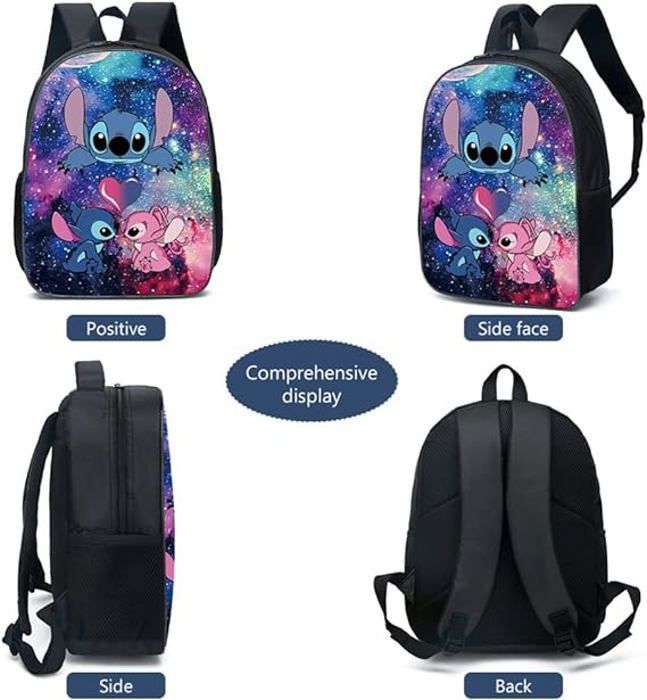 Lot De 3 Sac D'École - Trousse, Sac À Dos Et Sac À Bandoulière Pour L’École - Sac À Dos D'École Parfait Pour Enfants
