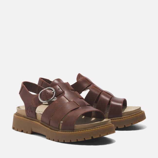 Sandalo Fisherman Clairemont Way da Donna in                rosso scuro
