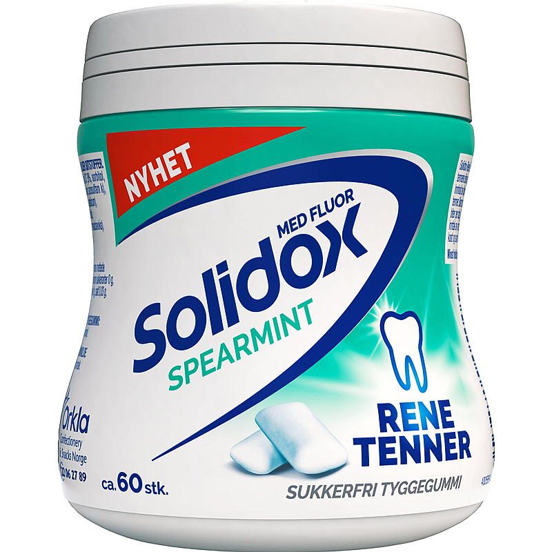 Solidox kauwgom 90 g Spearmint Solidox