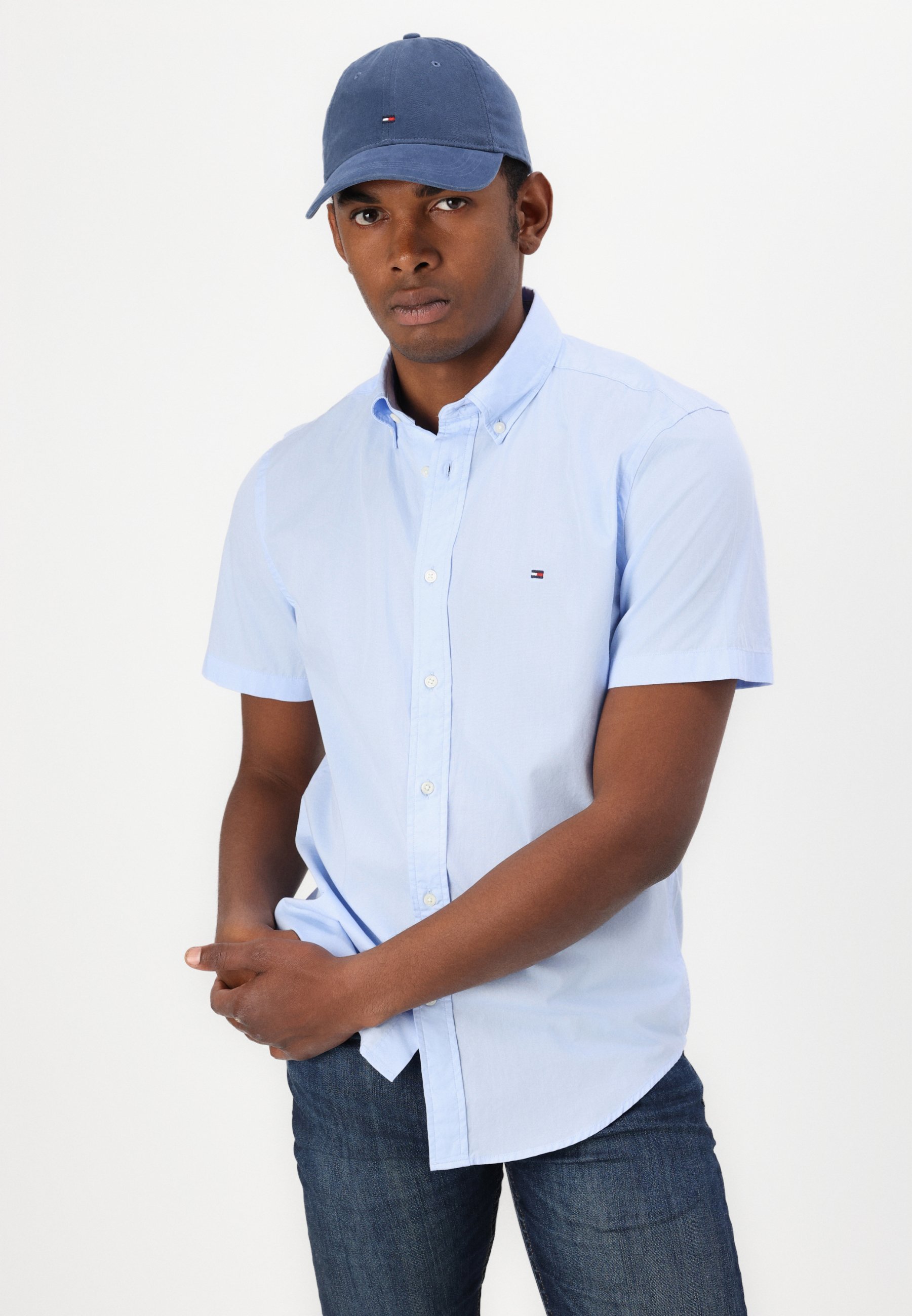 Tommy Hilfiger FLEX SOLID - Hemd - süßes Blau