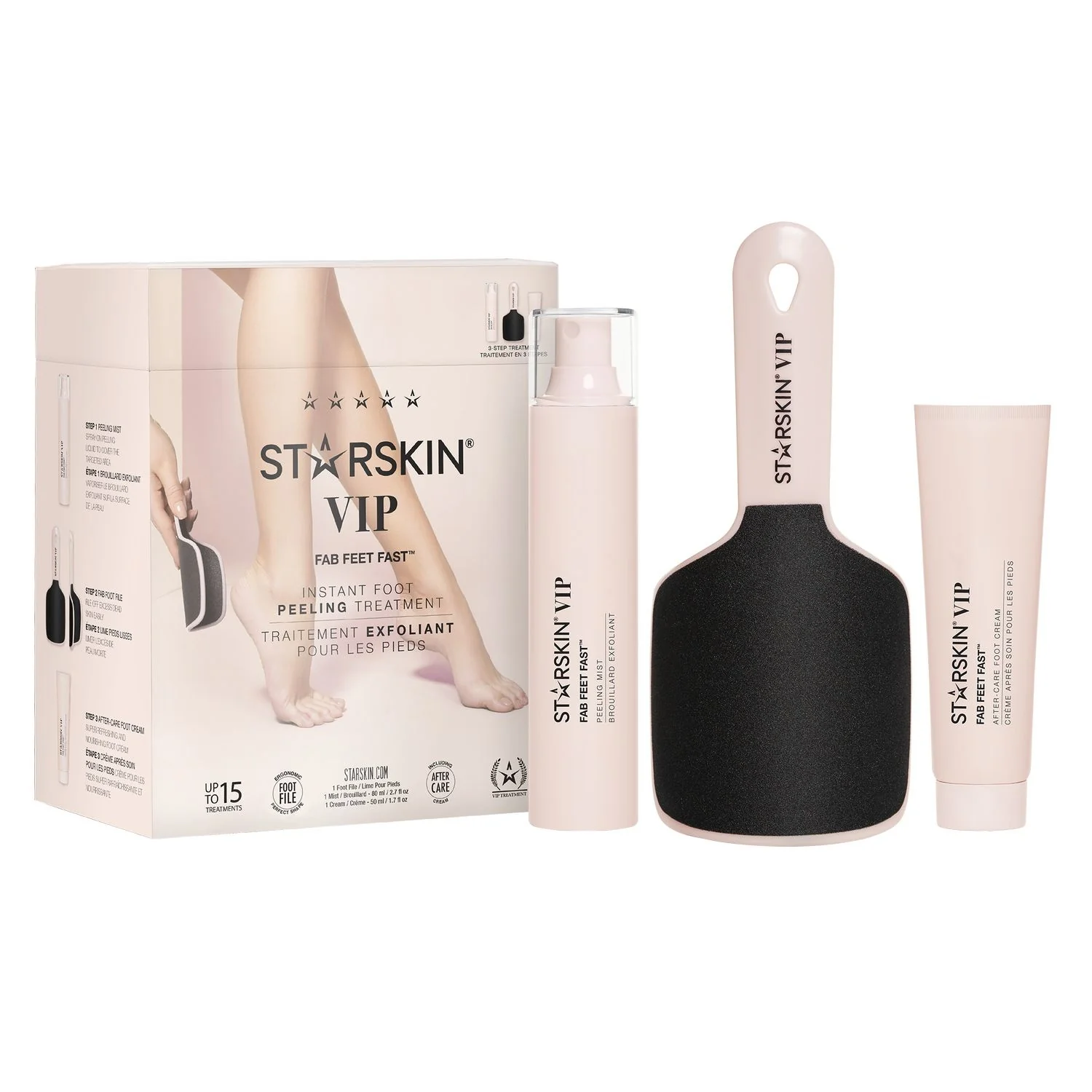 VIP VIP FAB FEET FAST™ Instant Foot Peeling Treatment - Esfoliante Piedi, Trattamento Piedi