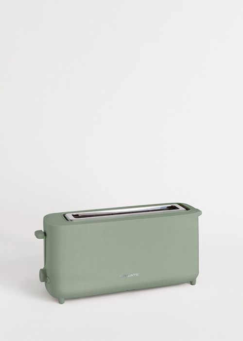 Torradeira - Create - 750W - 6 níveis de tostagem - Verde sálvia - Segurança