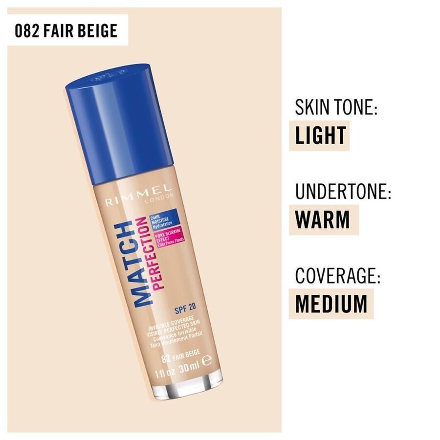 Rimmel London Foundation Match Perfection tekoči puder - 30 ml