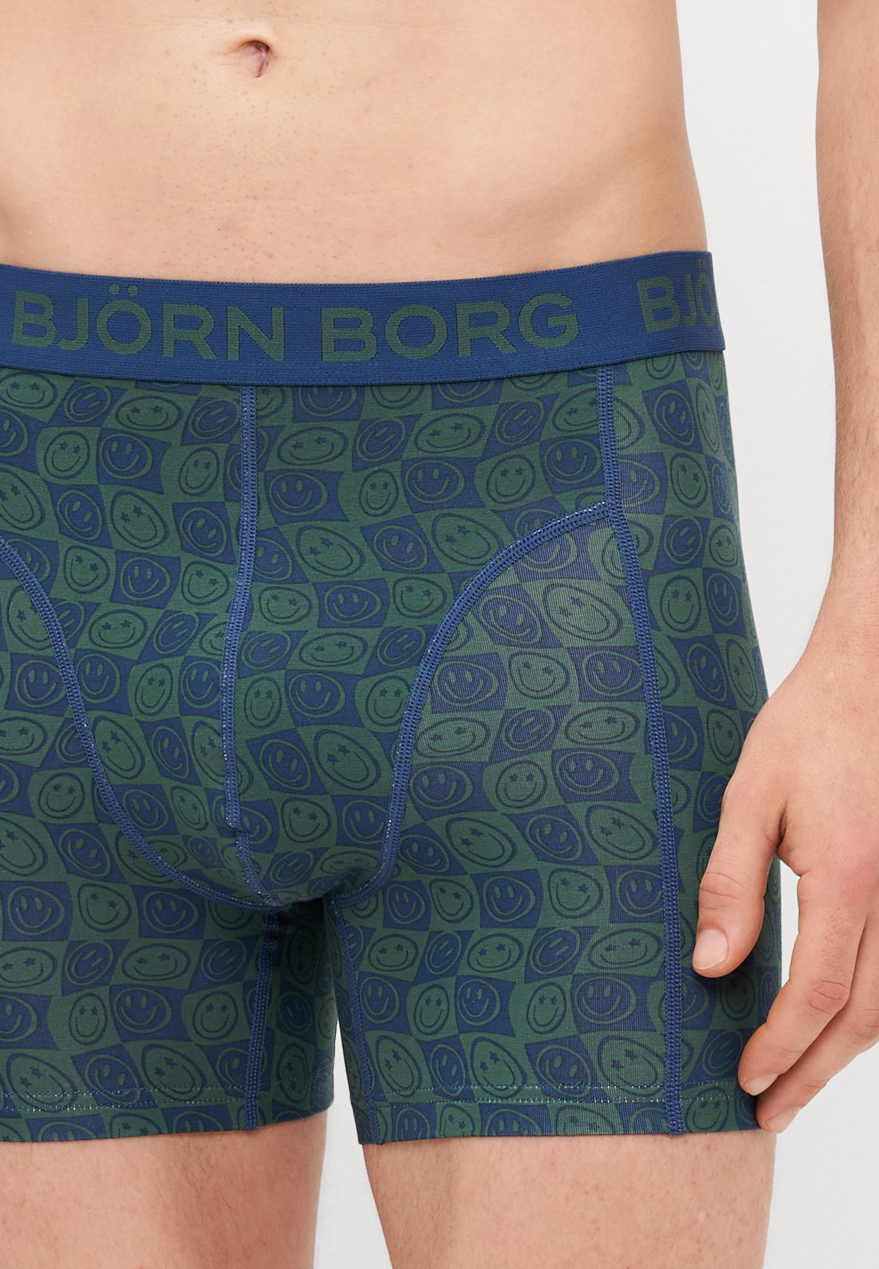 Björn Borg 3-pack - Boxershorts - blauw/groen