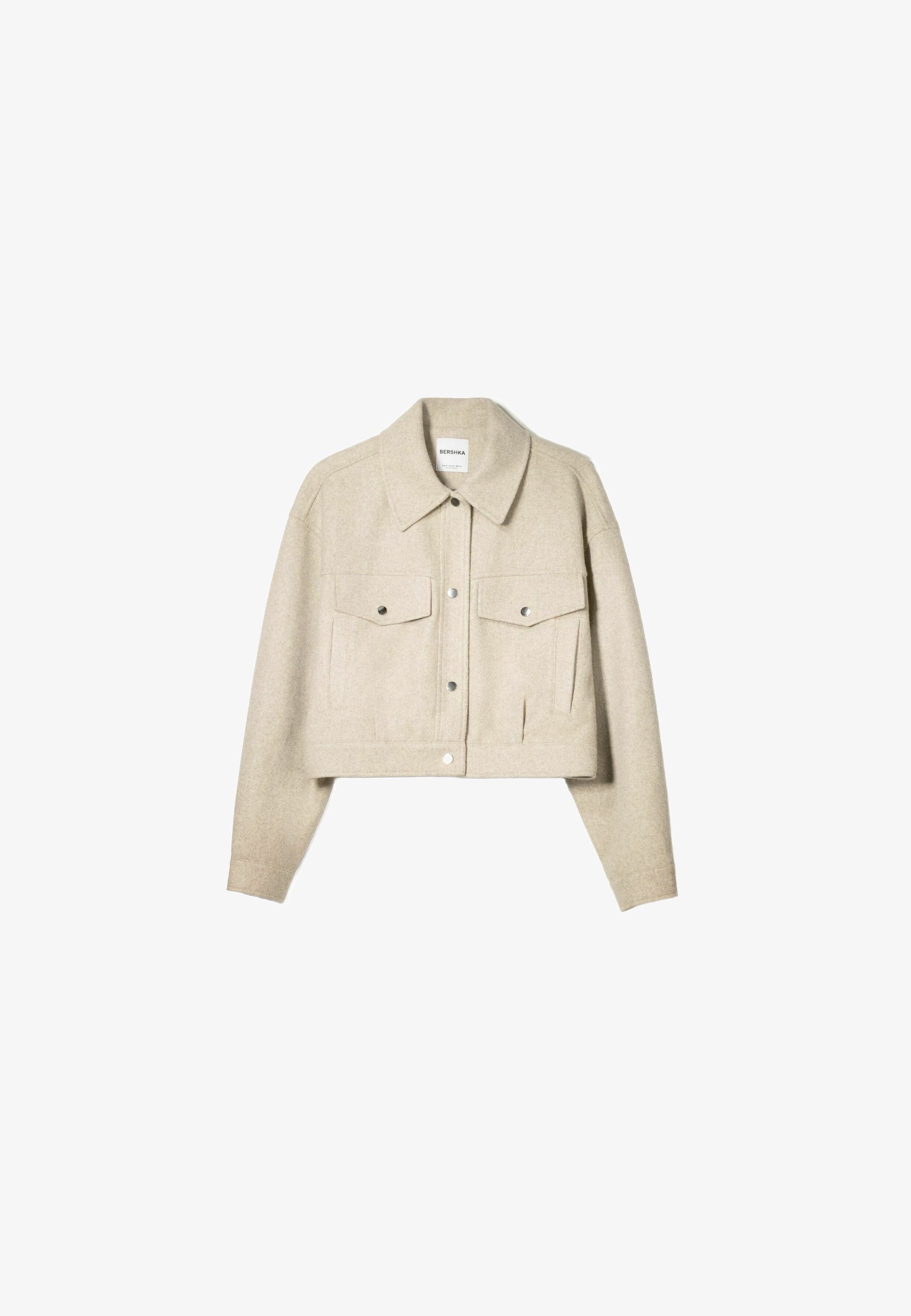Bershka TRUCKER - Letní bunda - camel