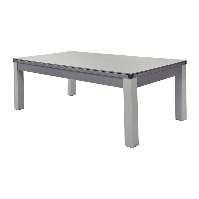 Convertibele tafel - Biljart & Pingpong BALTHAZAR - 213*112*81,5 cm - Grijs