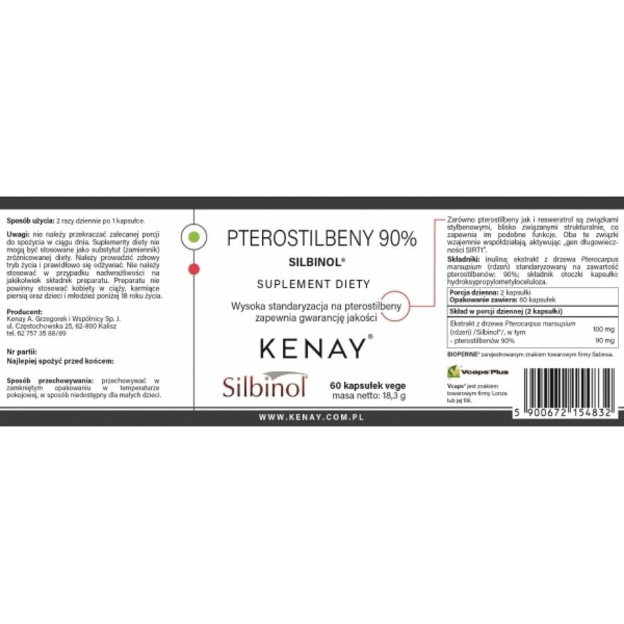 Kenay Pterostilbene 90% Silbinol