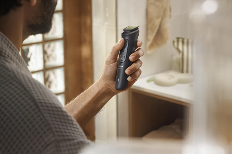Aparador multifuncional Philips Série 3000 MG3940/15 para rosto, corpo e cabelo.