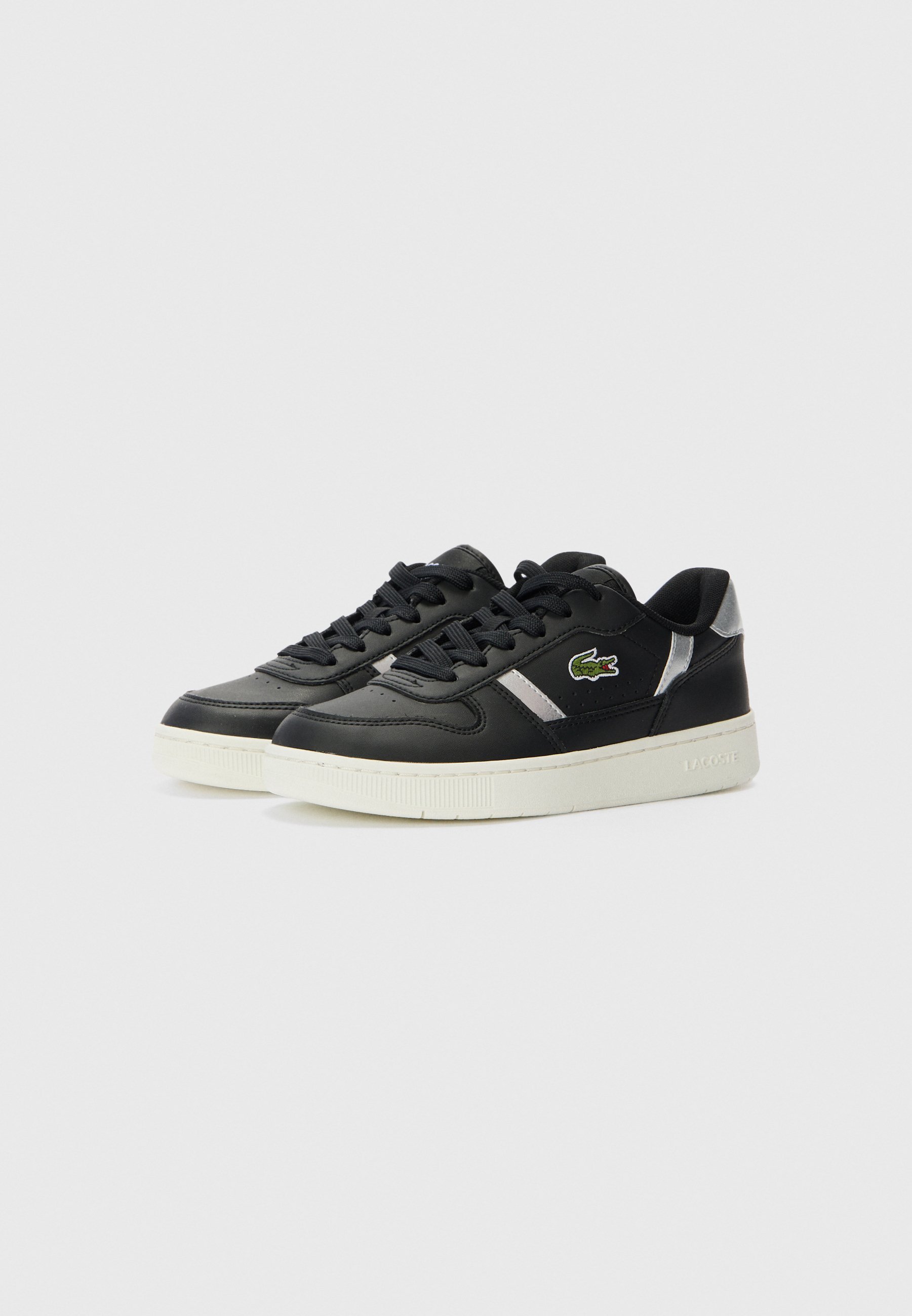 Lacoste JUNIOR T-CLIP SET UNISEX - Tenisky - black/black