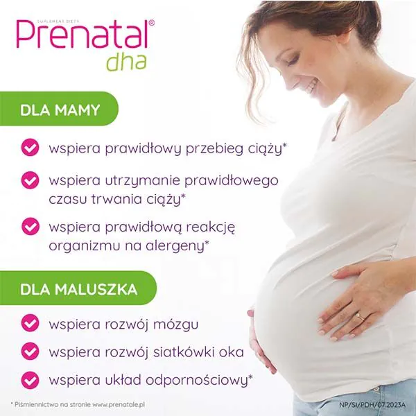 Prenatal DHA, Formuła kwasów omega-3 od początku ciąży do końca karmienia piersią, Kapsułki