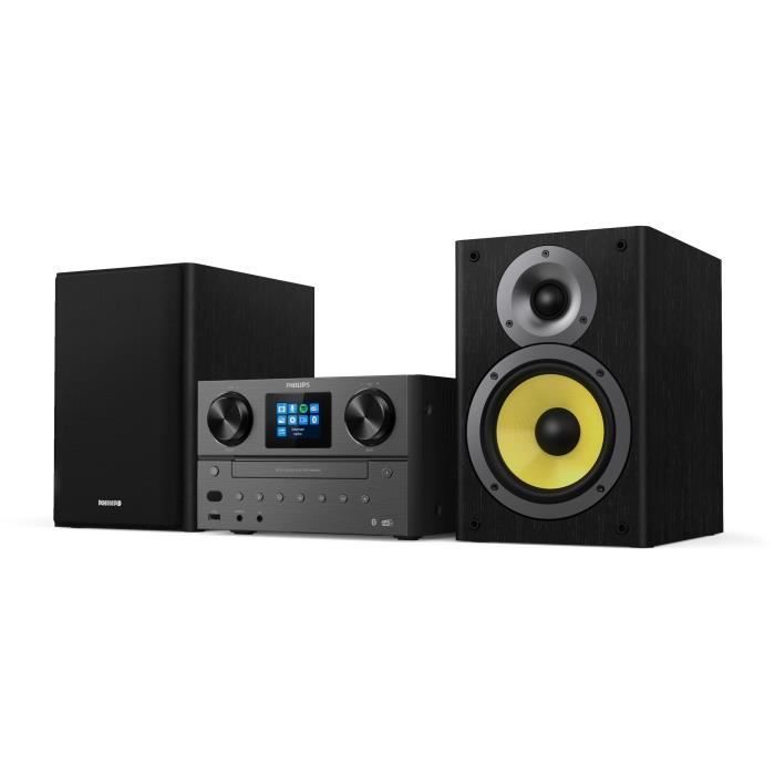Microsistema radio Internet PHILIPS TAM8905 - DAB+ Bluetooth Spotify Connect CD MP3 100W RMS