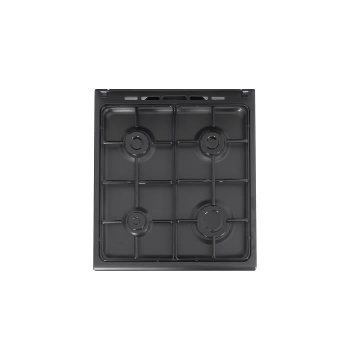 Cocina de gas OCEANIC OCEACG50GB - 4 quemadores - 49,8 x 61 x 86 cm - Negra