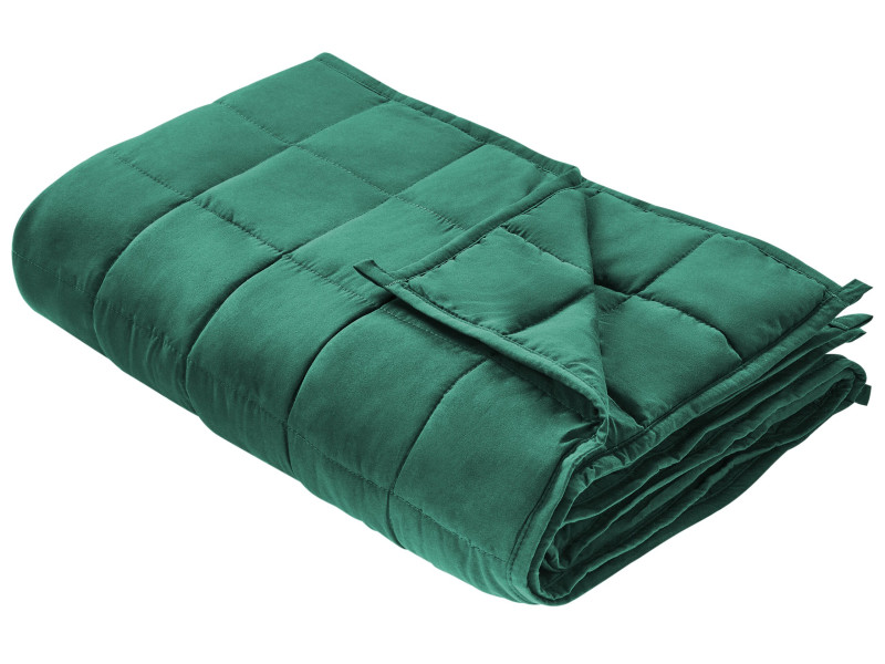 Kołdra obciążeniowa 8kg 135 x 200 cm zielona
