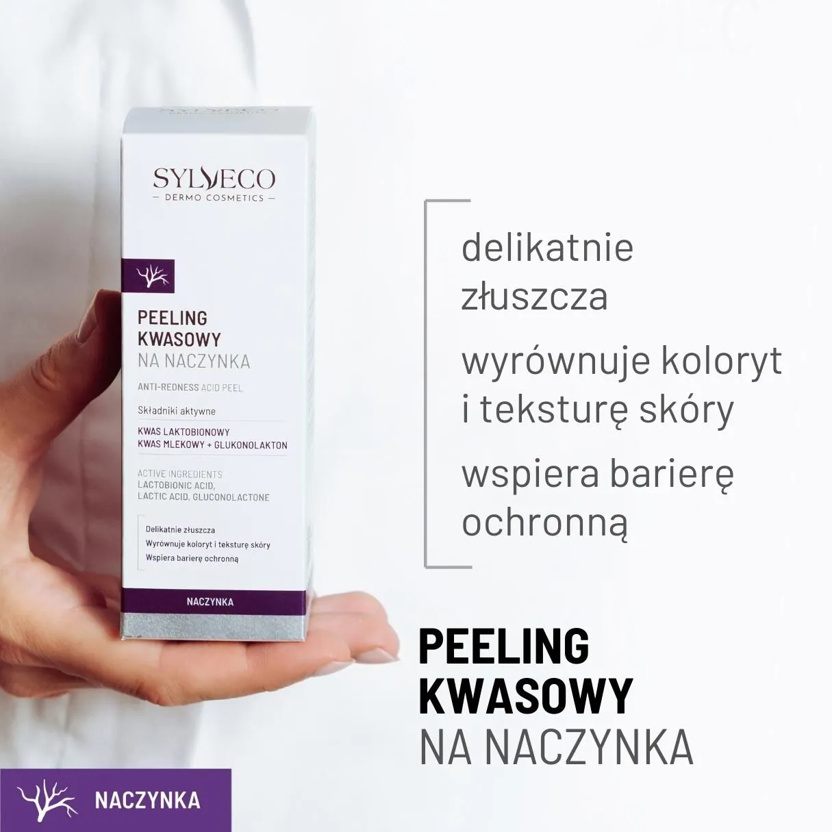 Sylveco Dermo Peeling kwasowy na naczynka
