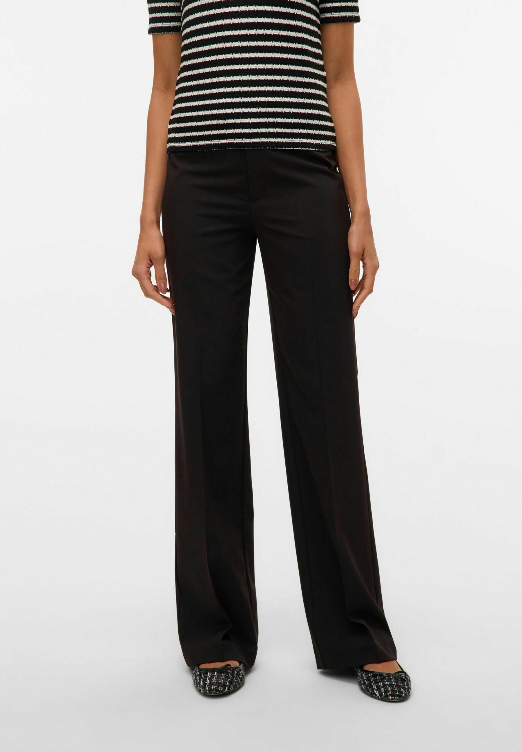 Vero Moda VMTEXAS - Broek - zwart