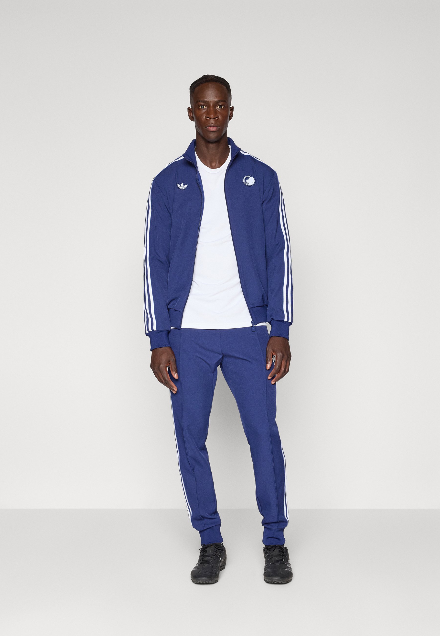 Felpa con zip adidas Originals FC COPENHAGEN ICON TRACK TOP - colore cielo notturno
