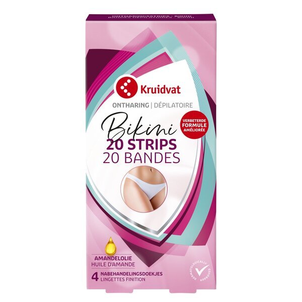Kruidvat trake za uklanjanje dlačica za bikini zonu<br>20 komada