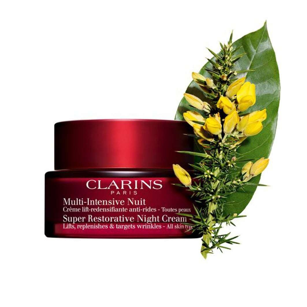 „Clarins Multi-Intensyvus Naktinis Kremas 50+“ – Visiems Odos Tipams – 50 ml