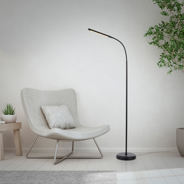 Επιδαπέδιο φωτιστικό LED ELLY, μαύρο