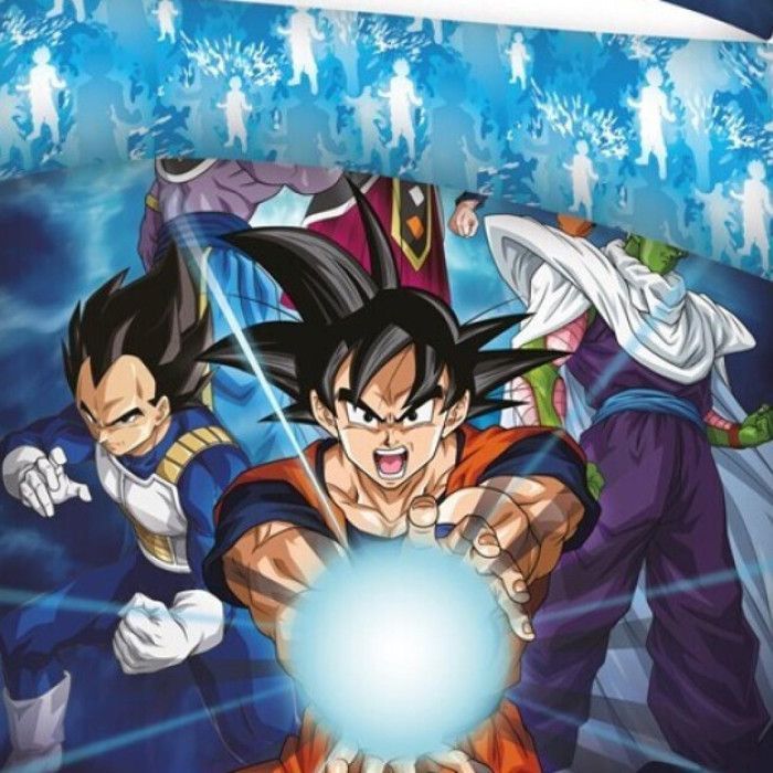 Juego de ropa de cama - DRAGON BALL - Soldado - 140x200 cm - 100% poliéster - Lavable a máquina a 30°C