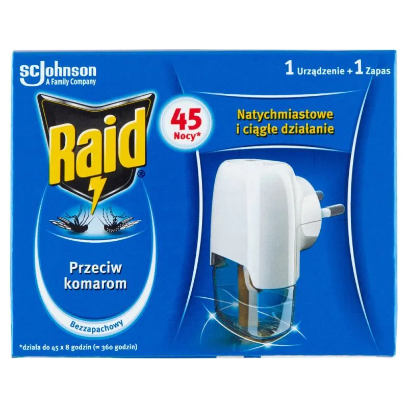 Raid Urządzenie Elektryczne z Płynem 45 Nocy