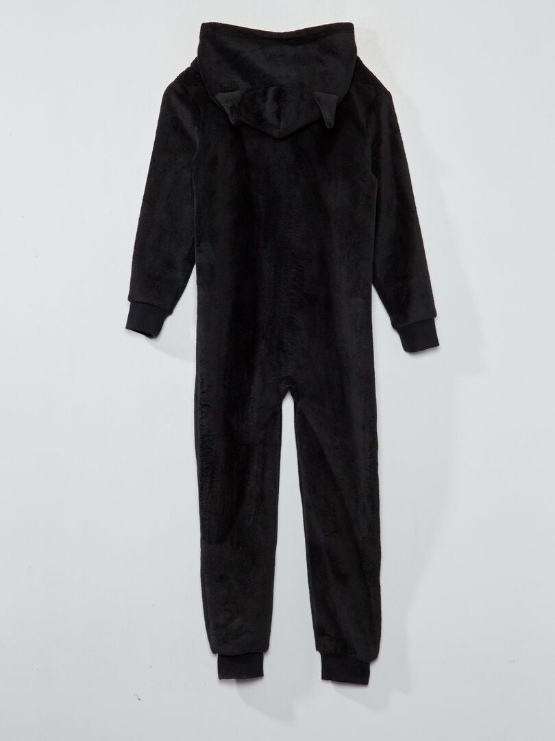 Traje sherpa de 'Batman' - NEGRO