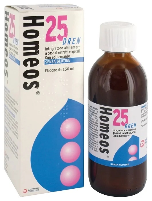 CEMON Cemon Homeos 25 Dren 150 ml Prehransko dopolnilo za drenažo