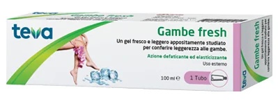 Gel anti-fatigue et élastifiant TEVA Legs Fresh Gel TEVA 100 ml pour jambes légères