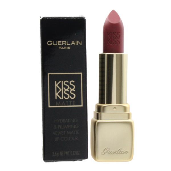 Guerlain KissKiss matt rózsaszín rúzs M308 Lángoló nude