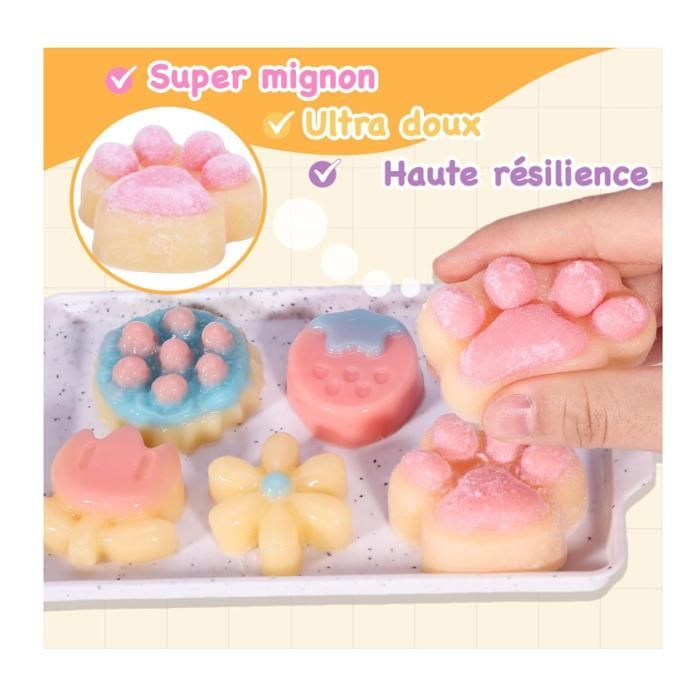 Kit de bricolage en silicone liquide Squishy, rapport de mélange AB 1:1 pour Taba HAND SPINNER - FIDGET CUBE - JOUET ANTI-STRESS