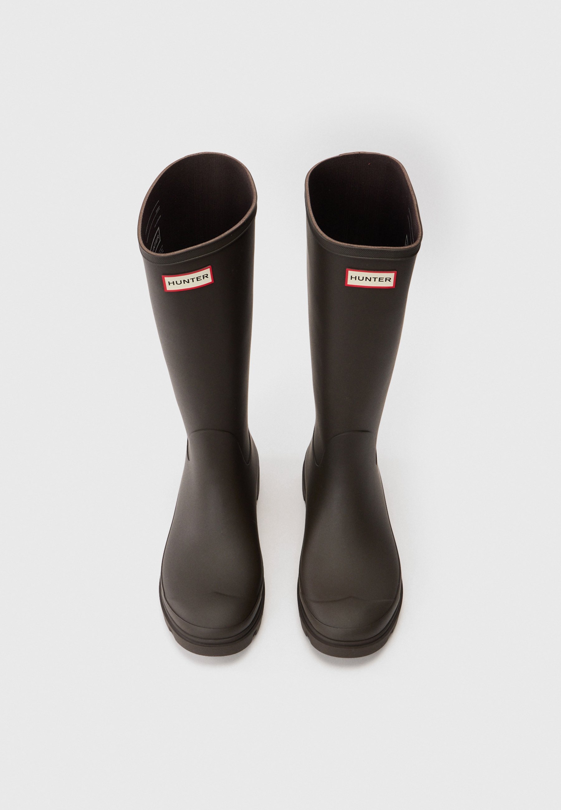 Hunter ORIGINAL DOWNPOUR TALL UNISEX - Regenlaarzen - chocoladebruin