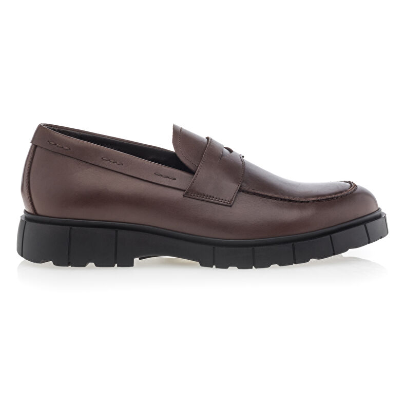 Brune loafers/båtsko til herre