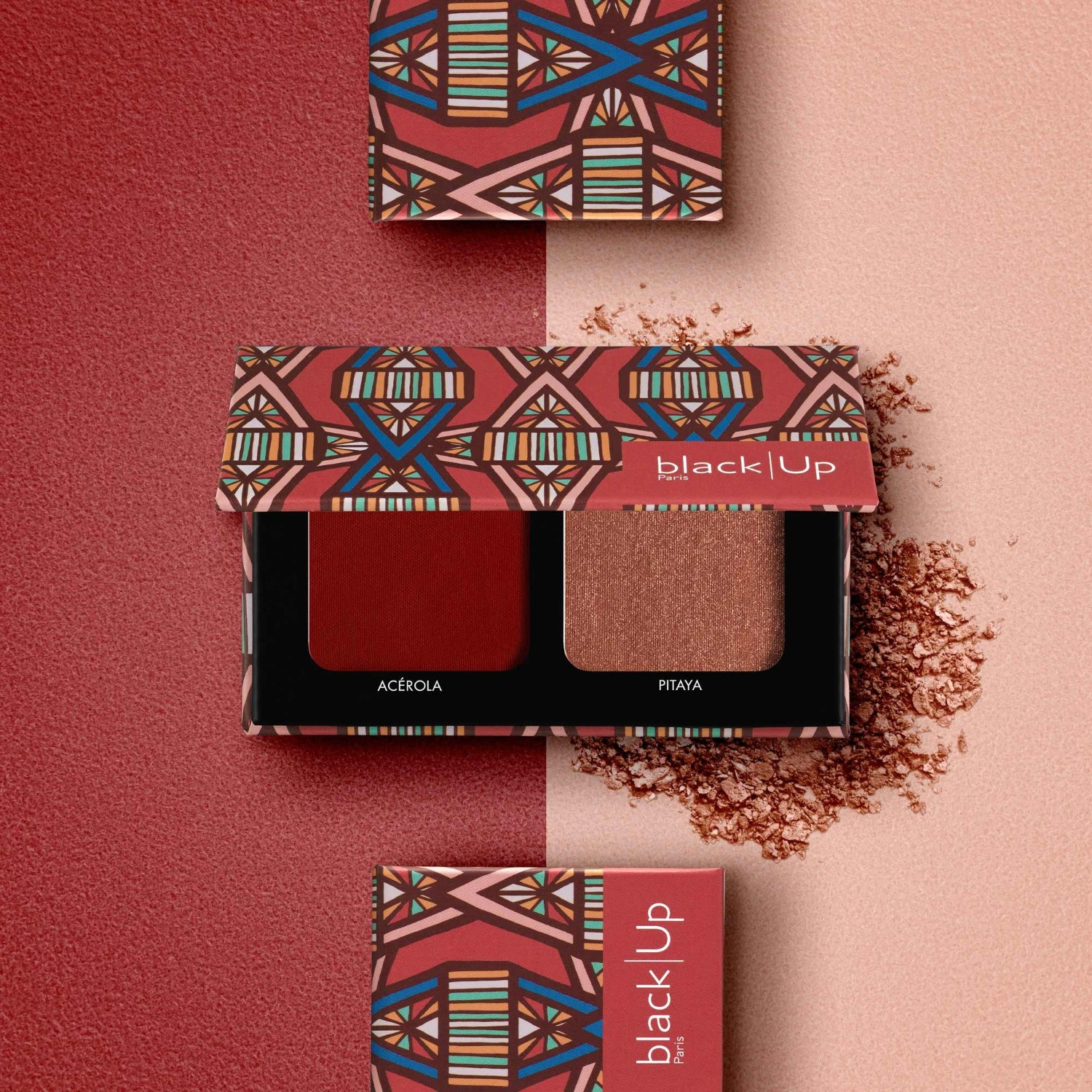 black Up Palette Wax Duo - Blush & Highlight