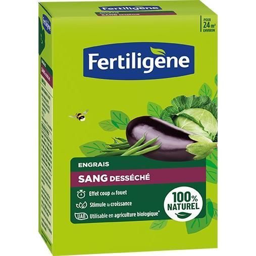 Sangre deshidratada UAB FERTILIGENE - FSAN12 - 1,2 kg - Efecto potenciador - Ideal para flores y huertos