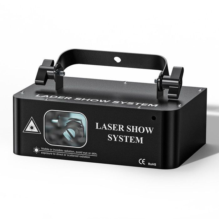 Luci laser da palcoscenico - Effetto laser grafico a LED RGB UKing - LASER SHOW DMX