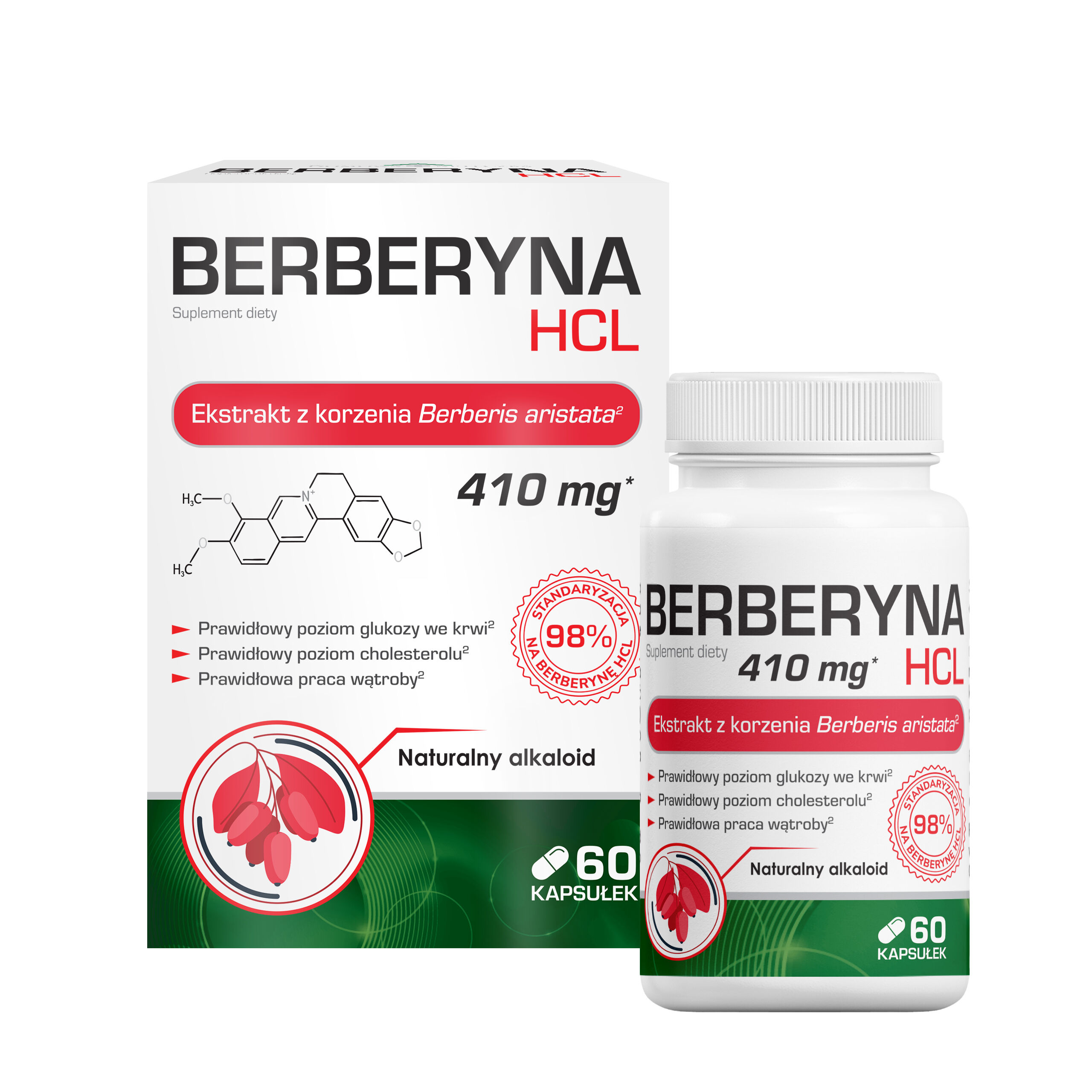 Armoire à pharmacie familiale Berberine HCL 400 mg