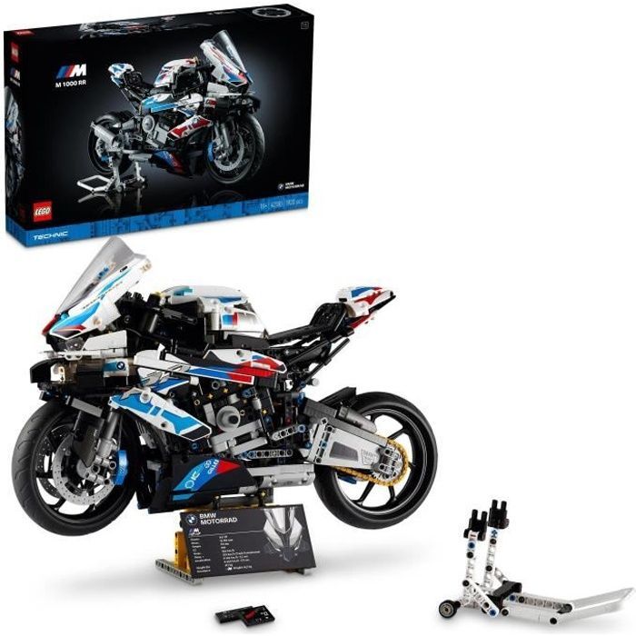 LEGO® Technic 42130 BMW M 1000 RR, BMW motorfiets bouwset, MotoGP-model, schaal 1:5, motorcadeau voor volwassenen