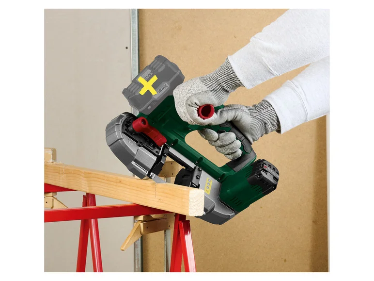 PARKSIDE® PMBA 20-Li B2 akkukäyttöinen vannesaha, 20 V