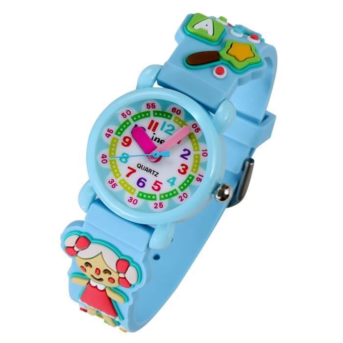 Orologio da bambina SHARPHY impermeabile con gel di silice, ideale per studentesse, ragazze, studentesse, amanti dell'aria e dello sport, perfetto come regalo di Natale.