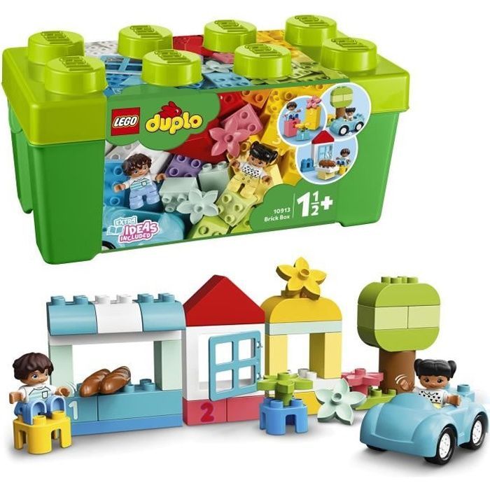 LEGO® 10913 DUPLO Klassieke Bouwdoos met Opbergruimte, Educatief Speelgoed voor Baby's en Ouders