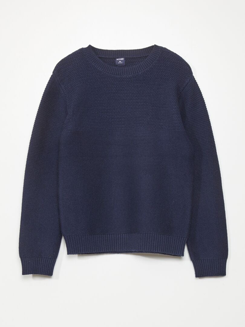 Pull en maille - NOIR